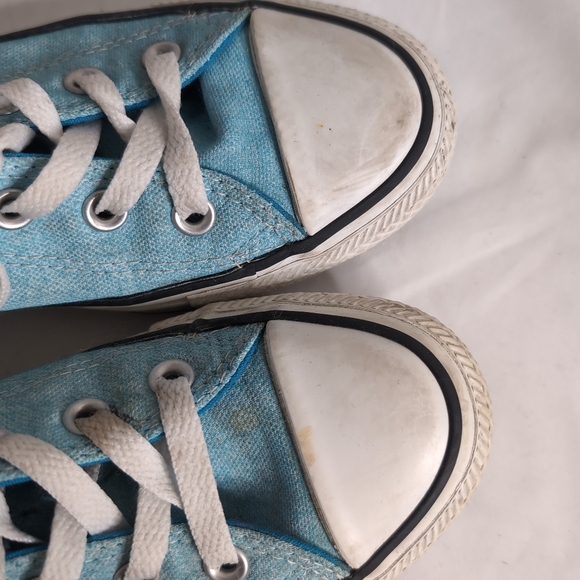 Vintage Converse Chuck Taylor All Star 70  High Top Blue Canvas Sneakers - Picture 4 of 6